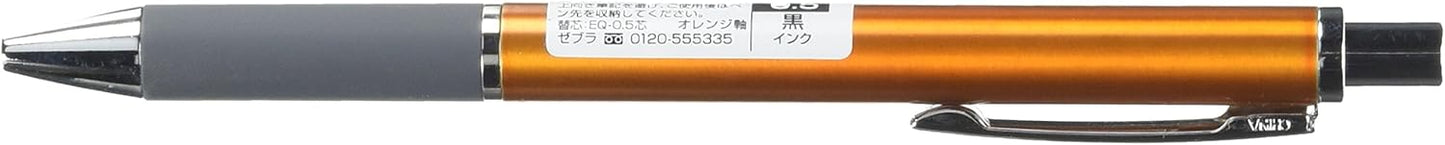 ZEBRA Emulsion Ink Ballpoint Pen Surari 300 0.5mm Point, Orange Body (BAS38-OR)