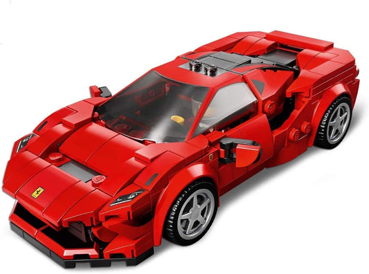 Lego 76895 Speed Champions Ferrari F8 Tributo Racer Toy, with Racing Driver Minifigure, Race Cars Building Sets, 7 years and up.