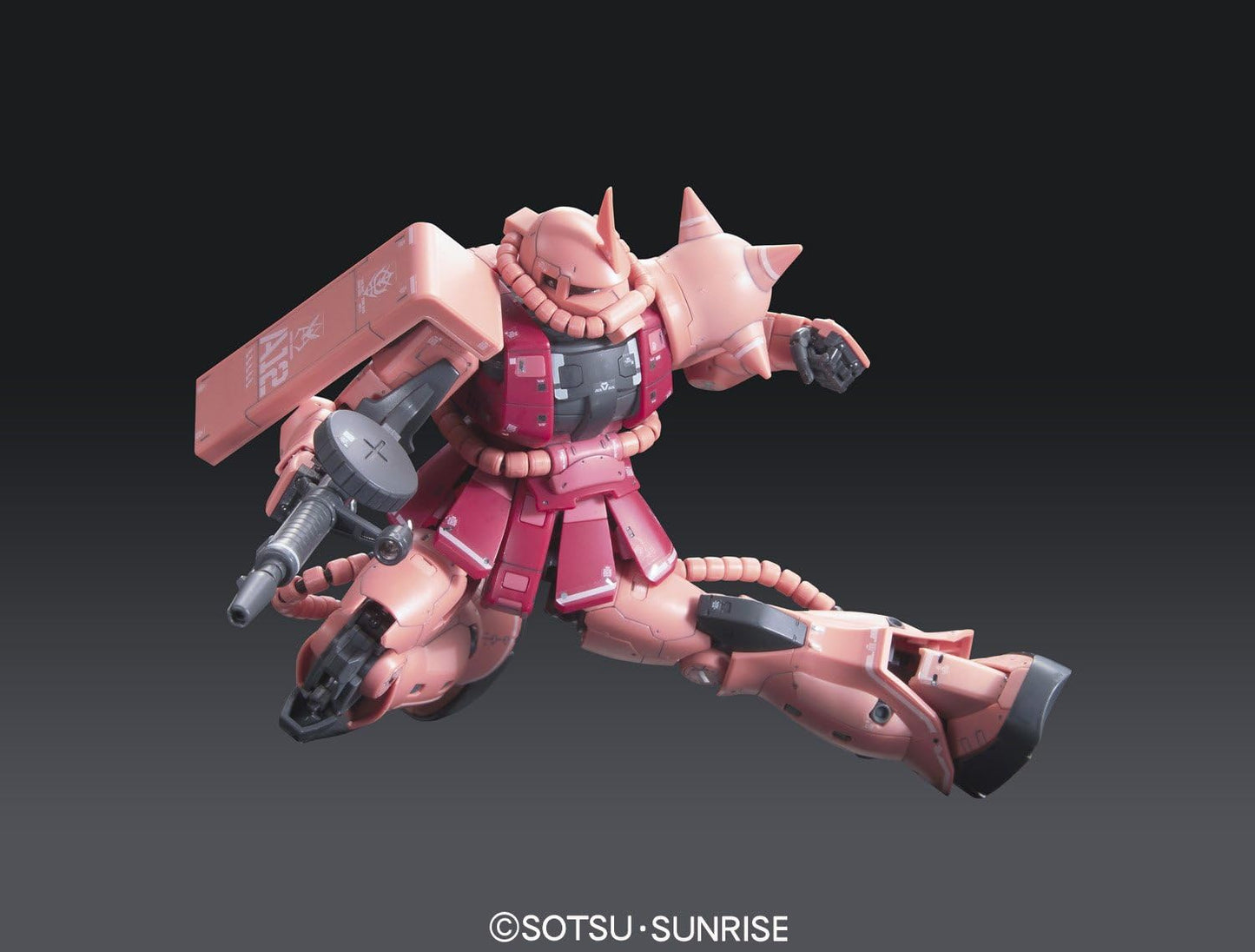Bandai Hobby - Mobile Suit Gundam - #2 MS-06S Char's Zaku II, Spirits RG 1/144 Model Kit