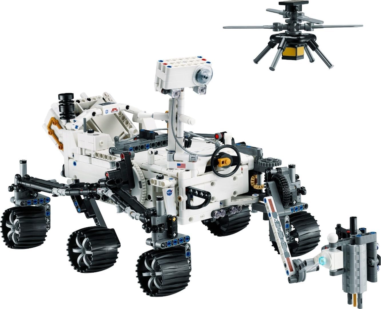 LEGO Technic NASA Mars Rover Perseverance Space Model with AR Application Experience, Construction Toy Vehicle Science and Engineering, Gift for Boys and Girls 10 Years Old and Over 42158