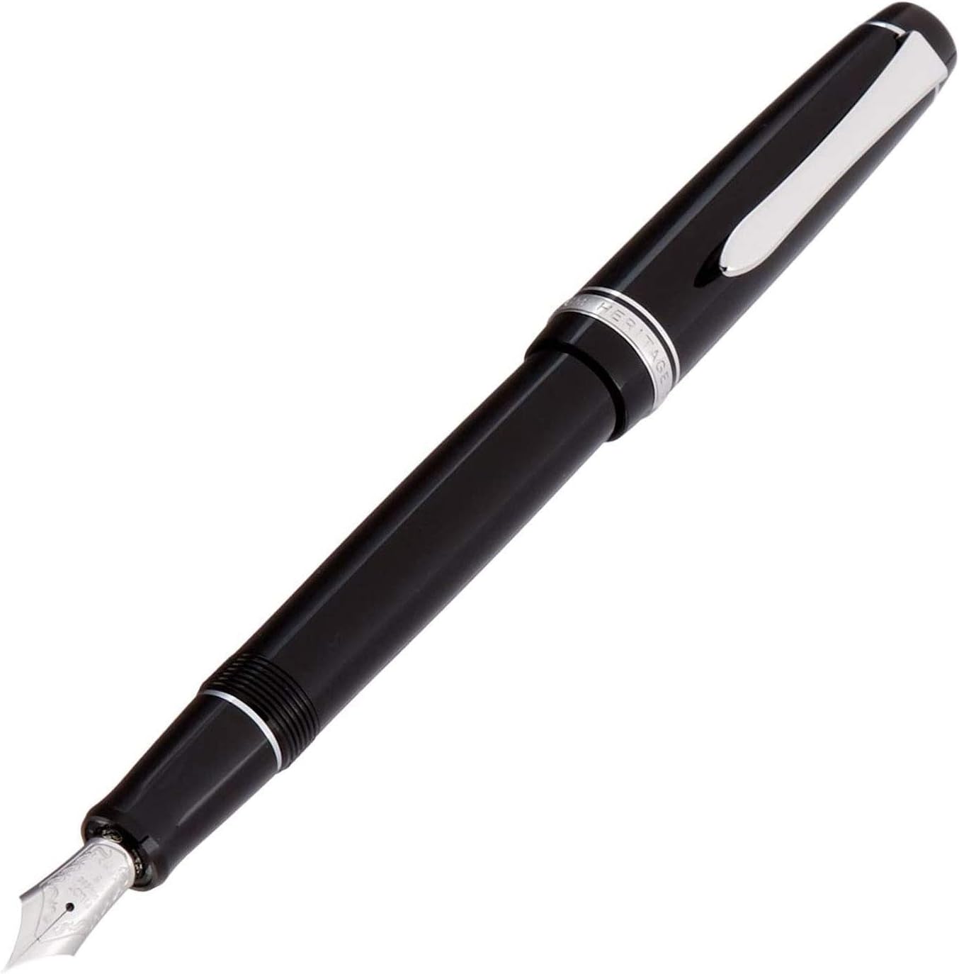 PILOT FKVHN-12SR-BF Custom Hage 91 Fine Point Black Fountain Pen