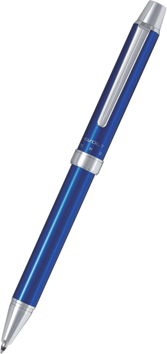 PILOT 2-in-1 Evolt 2 Color 0.7 mm Ballpoint Multi Pen 0.5 mm Mechanical Pencil, Blue Body (BTHE-1SR-L)