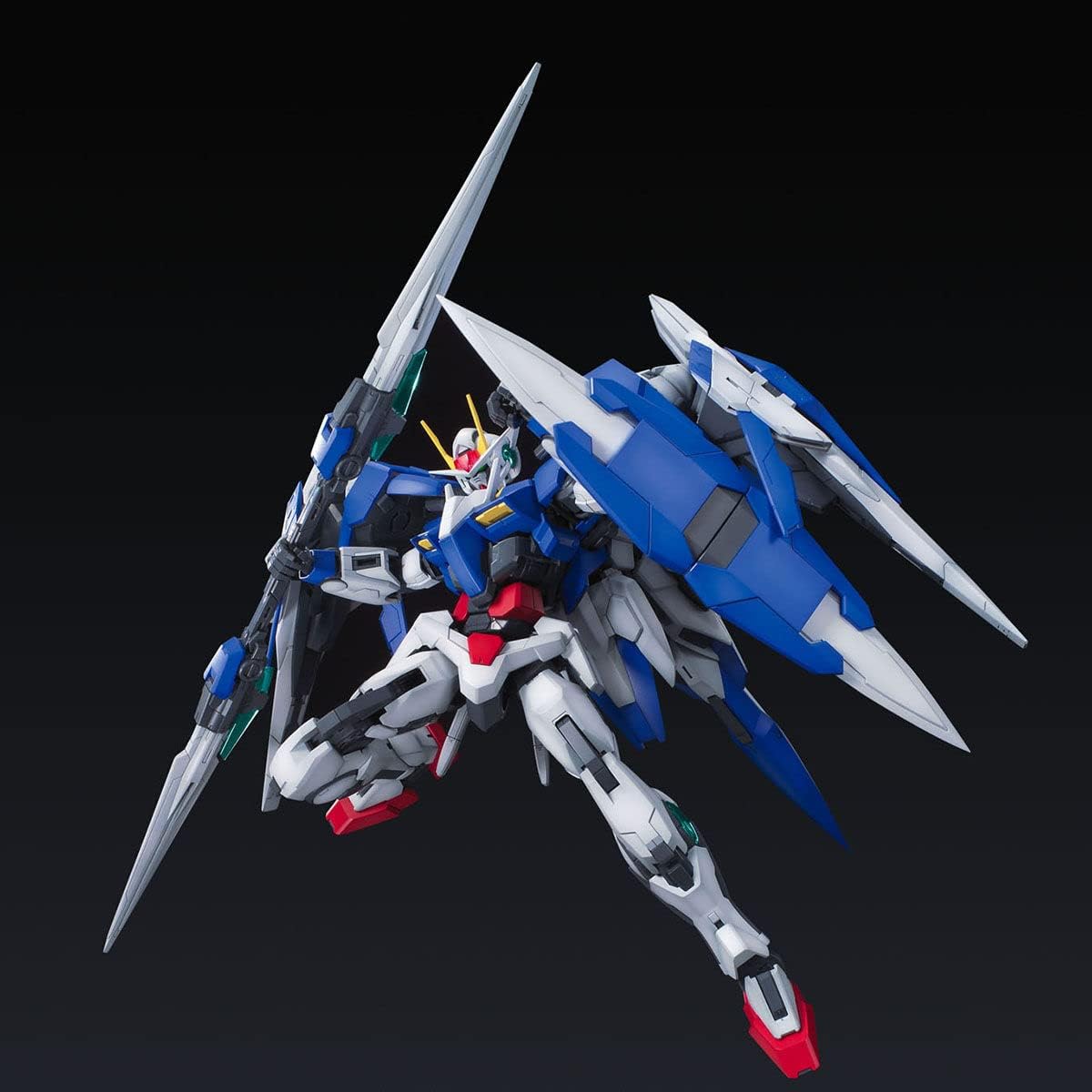 BANDAI SPIRITS MG Mobile Suit Gundam 00 Double O 1/100 Scale Color Coded Plastic Model 166707