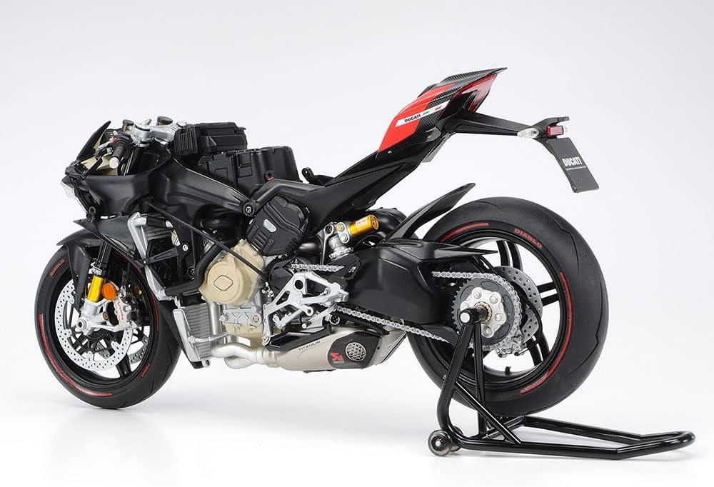 Tamiya 14140 Ducati Superleggera V4 1:12 Detailed Model Kit True to Original Plastic Construction Kit DIY Assembly Unpainted Multi-Coloured
