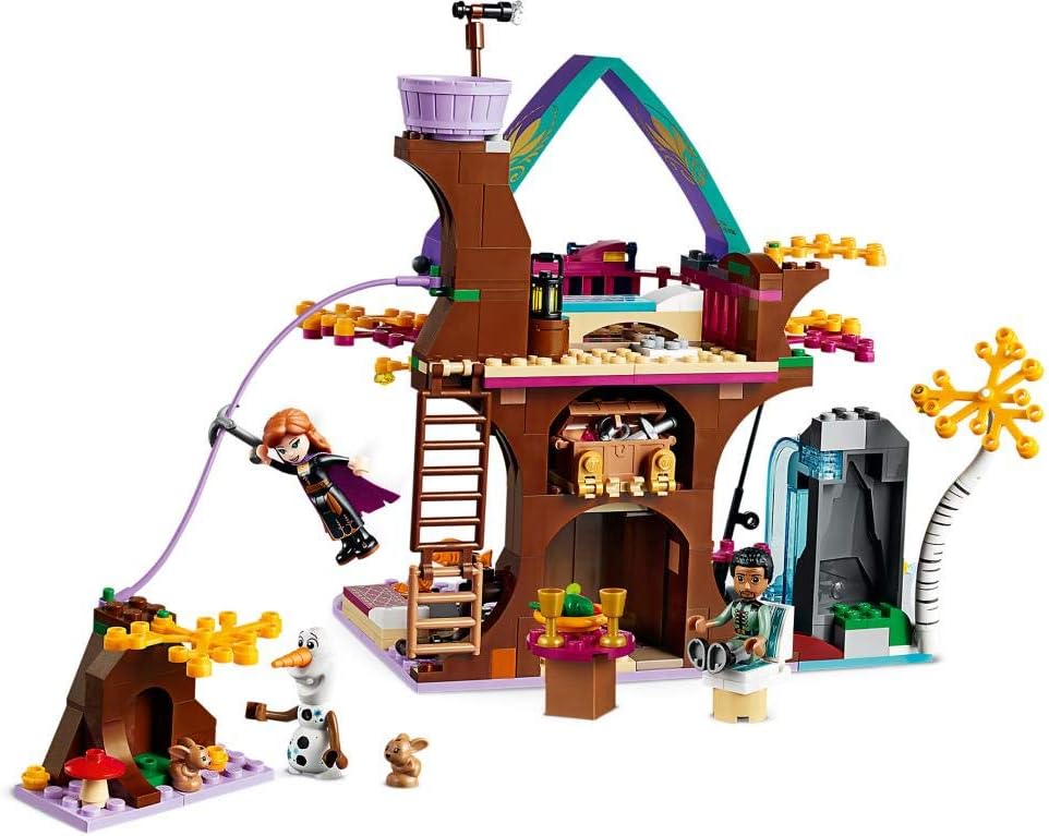 LEGO Disney Princess Enchanted Treehouse, Includes Anna, Olaf and Mattia Minifigures, Adventures in The Woods, Frozen 2 Toy (41164)