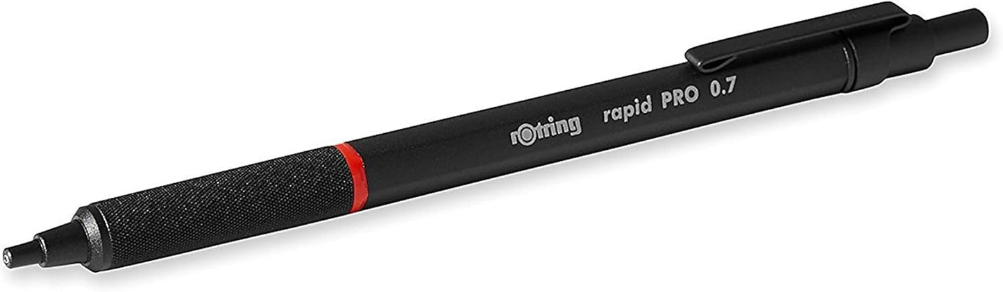 rOtring Rapid Pro Mechanical Pencil, 0.7 mm, Black