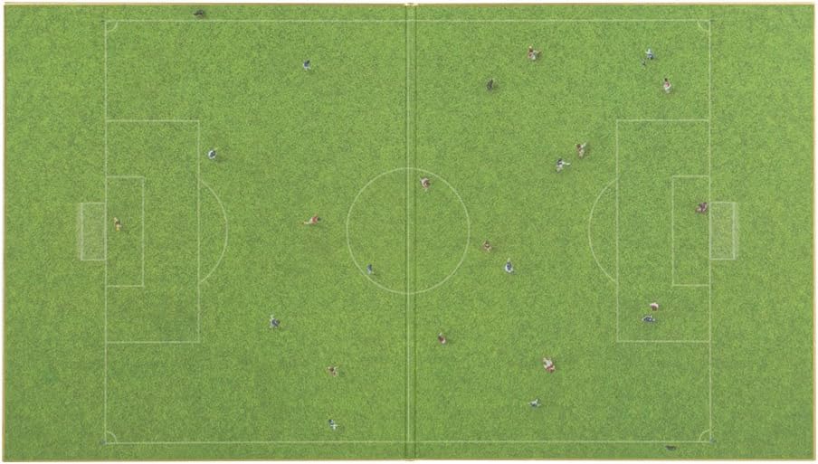 Midori 33167006 Colored Paper, Bi-Fold, Colored Paper, Soccer Field Pattern