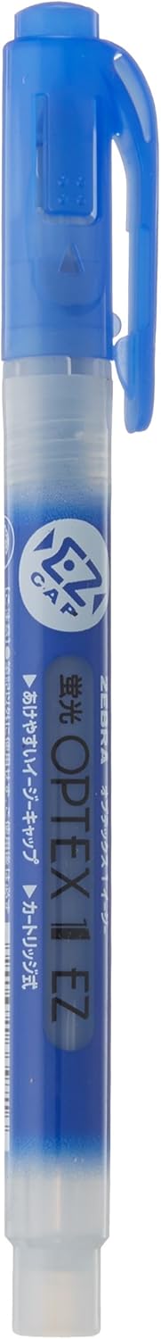 ZEBRA Optex1 EZ Highlighter, Dark Blue (WKS11-DB)