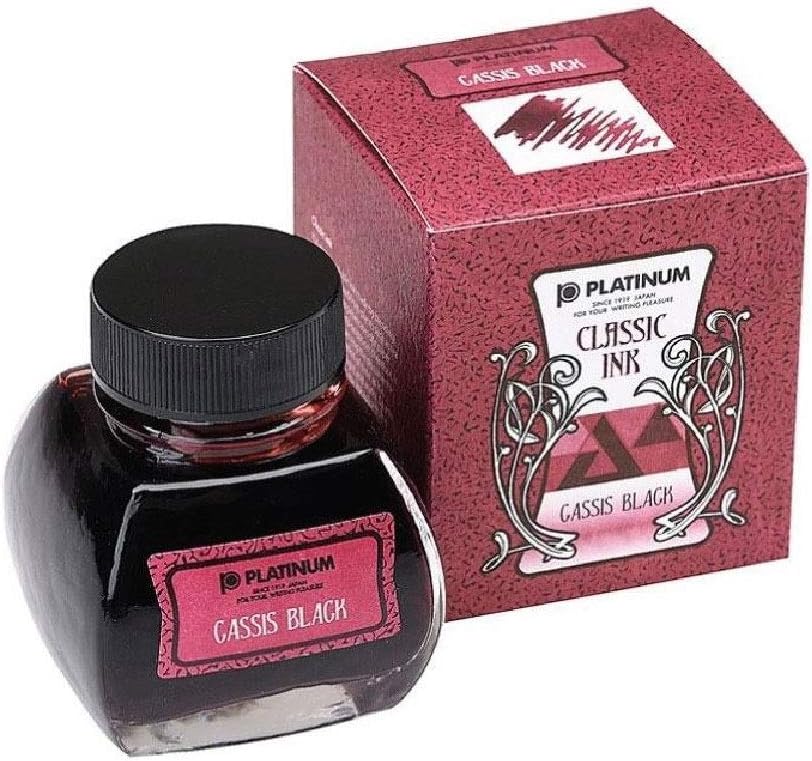 PLATINUM Classic Ink 60ml Cassis Black, INKK-2000 15