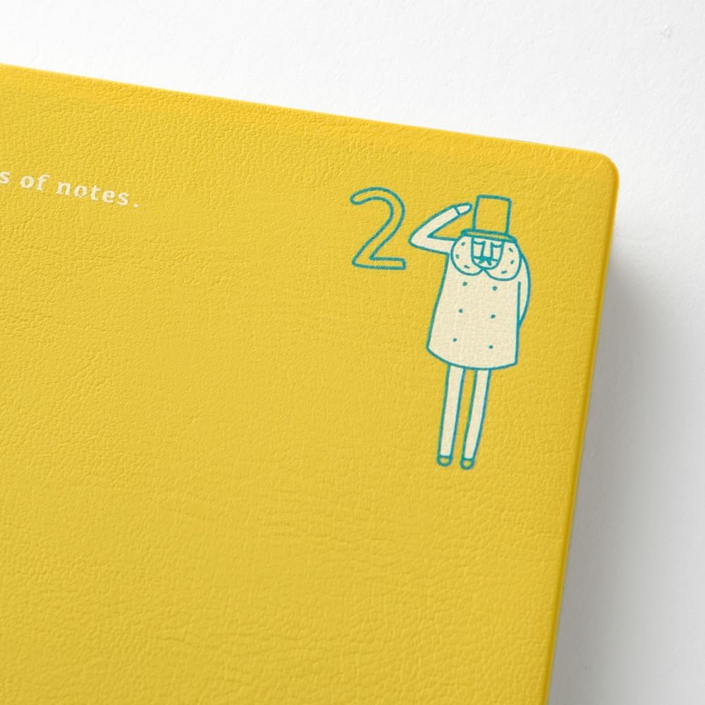 Midori Pocket Diary 22251006 Weekly Planner, 2024, A6, Clover Pattern, Starts January 2024 (carnival pattern)