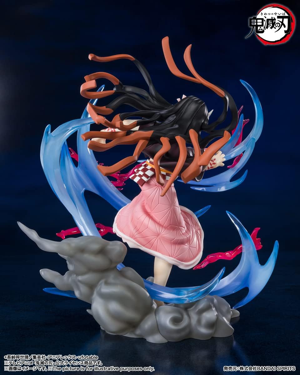 TAMASHII NATIONS - Demon Slayer: Kimetsu no Yaiba - Nezuko Kamado -Demon Form Advancing Ver., Bandai Spirits FiguartsZERO Collectible Statue