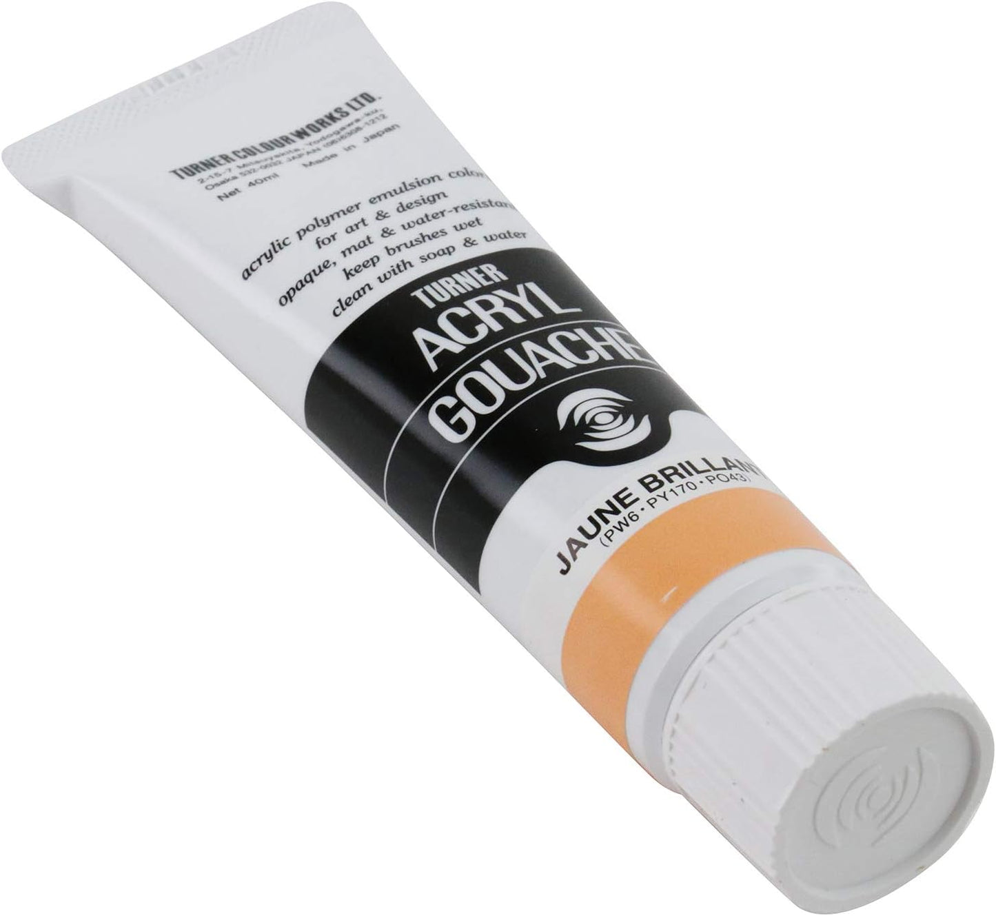 Turner Colour Works Acryl Gouache Artist Acrylic Paint - Single 40 ml Tube - Juane Brilliant