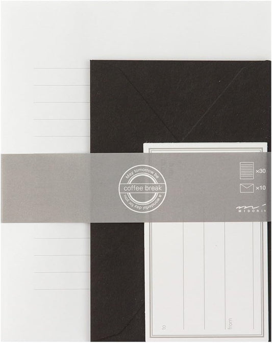 Midori CB Letter Set , black