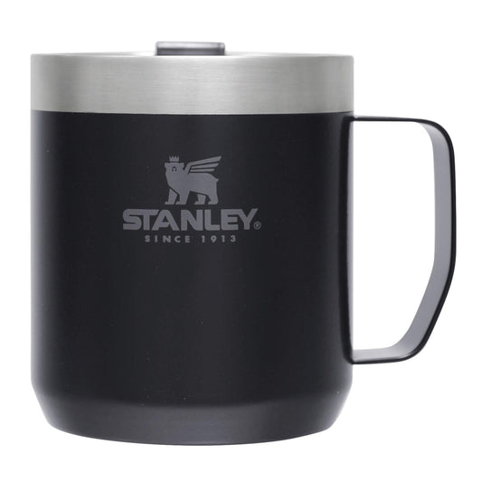 Stanley 09366-014 Classic Vacuum Mug, 12.1 fl oz (0.35 L), Matte Black, Heat Retention, Cold Retention