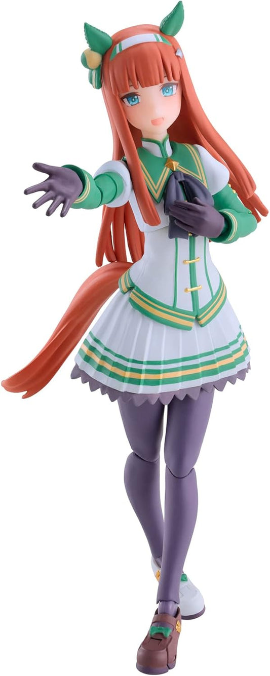 BANDAI Spirits S.H. Figuarts Uma Musume Pretty Derby Silence Suzuka, Approx. 5.3 inches (134 mm), ABS & PVC, Pre-Painted Action Figure
