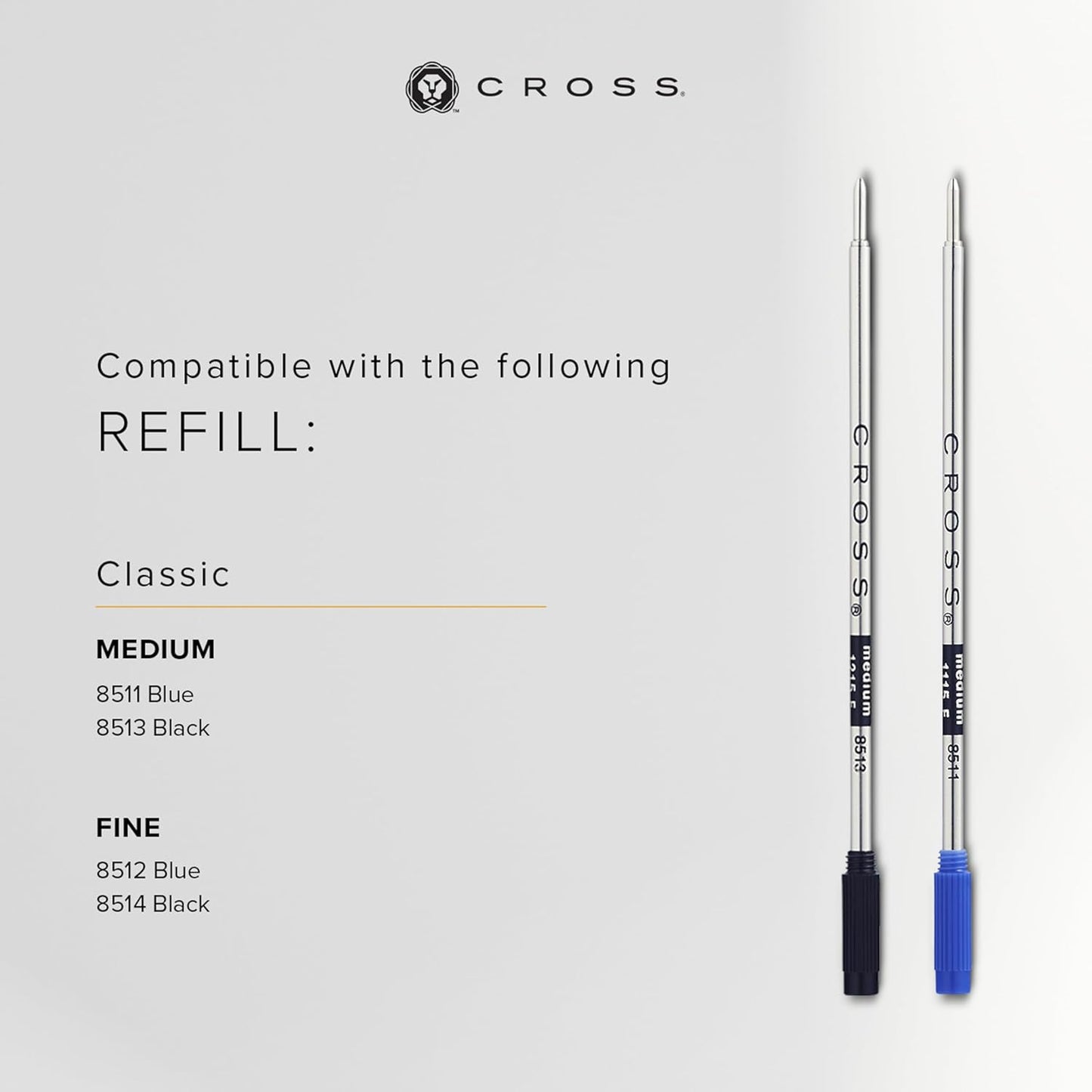 Cross Century II Refillable Ballpoint Pen Presented in a Luxury Gift Box - Medium Point, Black Ink, Black & Gold