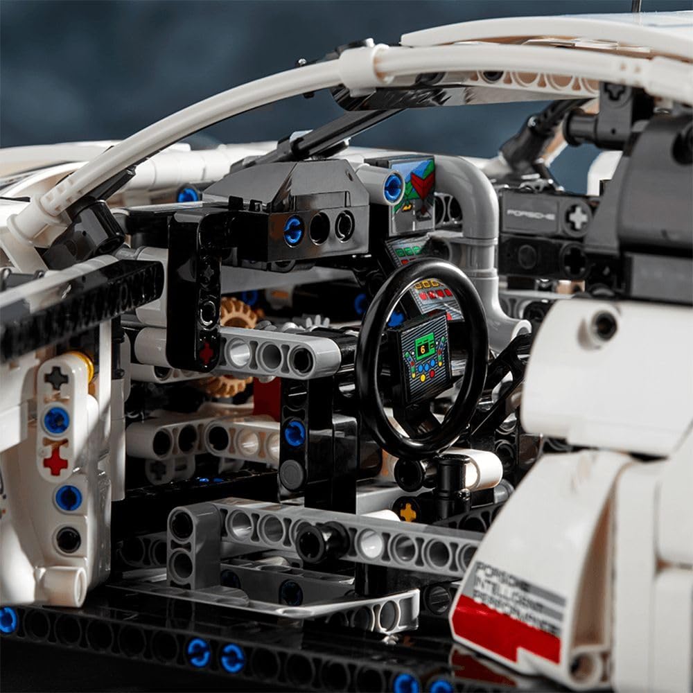 Technic Porsche 911 RSR Building Set, Realistic Car Model, Advanced Construction Kit