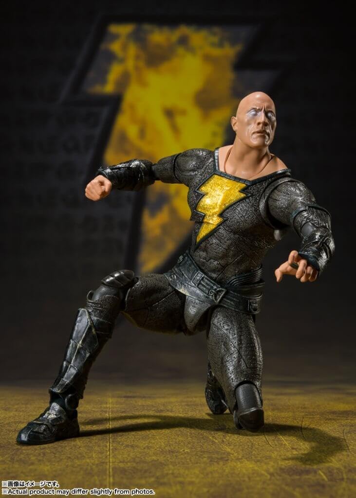 TAMASHII NATIONS - Black Adam, Bandai Spirits S.H.Figuarts Action Figure, 6.5 inch, BDISD641700