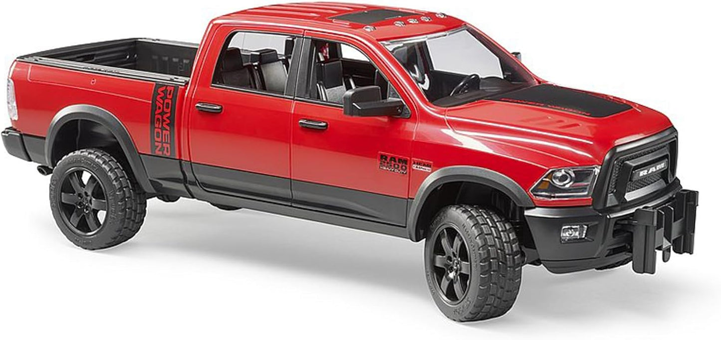 Bruder Toys - Recreational Realistic RAM 2500 Power Pick Up Truck with Openable Doors and Tailgate - Ages 3+