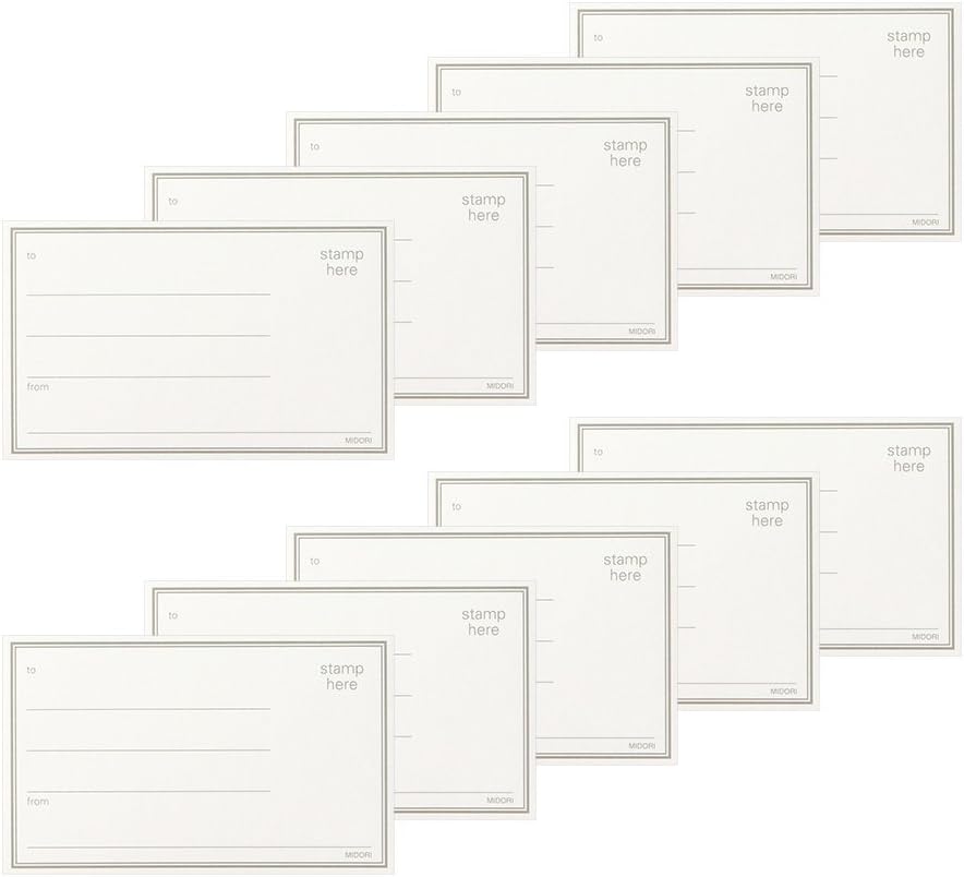 Midori CB Letter Set , black