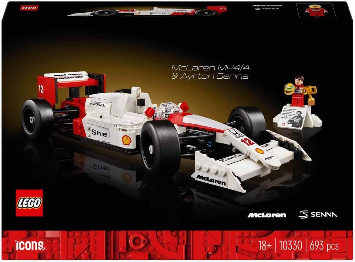 Lego Icons McLaren MP4/4 and Ayrton Senna Set 10330