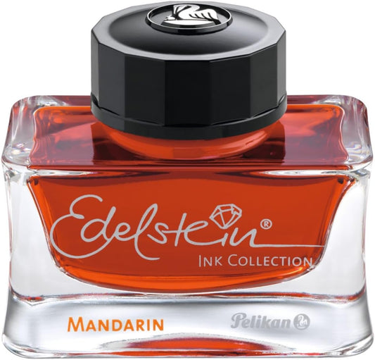 Pelikan Fine Writing Edelstein Bottled Ink for Fountain Pens, Mandarin, 50ml, 1 Each (339341)