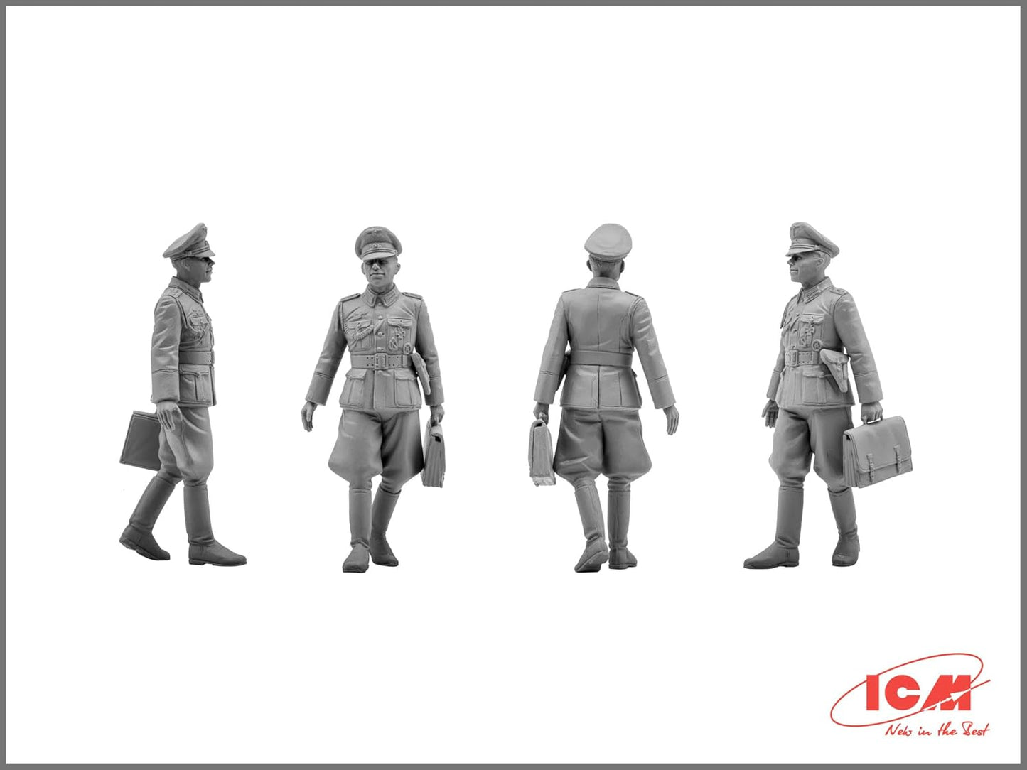 ICM Models WWII German Staff Personnel Building Kit