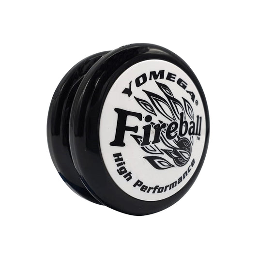 Yomega Fireball YoYo -HIGH Performance Responsive Transaxle Yoyo, Great for String Tricks for Advance Players to Perform Like Pros + Extra 2 yo yo Strings & 3 Month Warranty (Black/White)