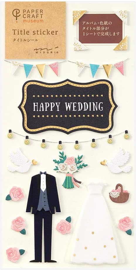 Kokuyo waterproof labels with Midori Japanese paper and stickers bundle for premium stationery lovers