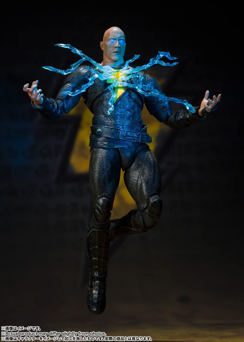 TAMASHII NATIONS - Black Adam, Bandai Spirits S.H.Figuarts Action Figure, 6.5 inch, BDISD641700
