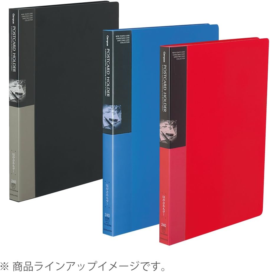KOKUYO Hase-220NB A4-S capacity allowed Kokuyo post card holder fixed blue (japan import) 120 sheets