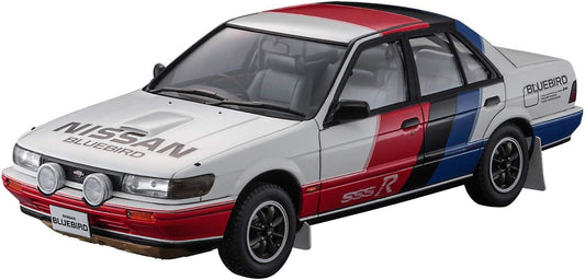 Hasegawa HC35 1/24 Historic Car Series Nissan Bluebird 4-Door Sedan SSS-R (U12 Type), Early Period, Plastic Model