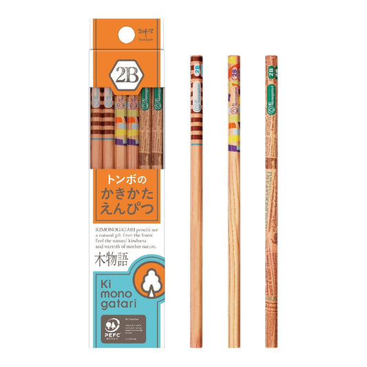 Dragonfly pencil tree forest certification story writing pencil 03 orange 2B KB-KF03-2B (japan import)