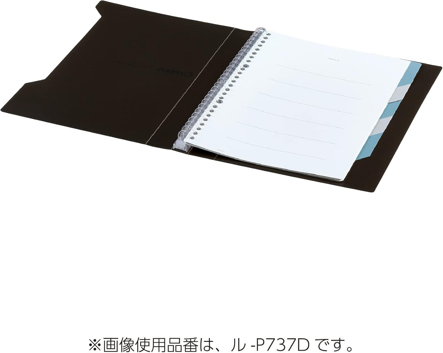 Kokuyo Campus Slide Binder with 5 Tab Dividers, Slim Type, B5, 26 Holes, Up to 65 Sheets, Light Blue, Japan Import (RU-P737LB)