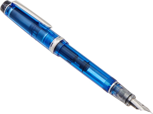 PILOT Fountain Pen Custom Heritage 92, Transparent Blue Body, FM-Nib (FKVH-15SRS-TL-FM)