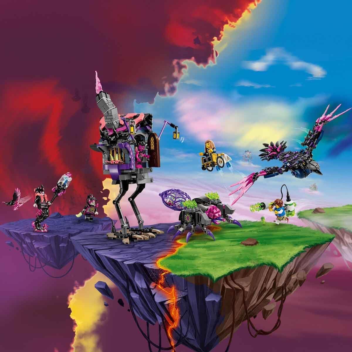 LEGO DREAMZzz Midnight Crow of The Witch Never with Animals and Toy House Convertible to Spider and Bird Figure, Gift for Boys and Girls 9 Years and Older, Fantasy Creative Play 71478