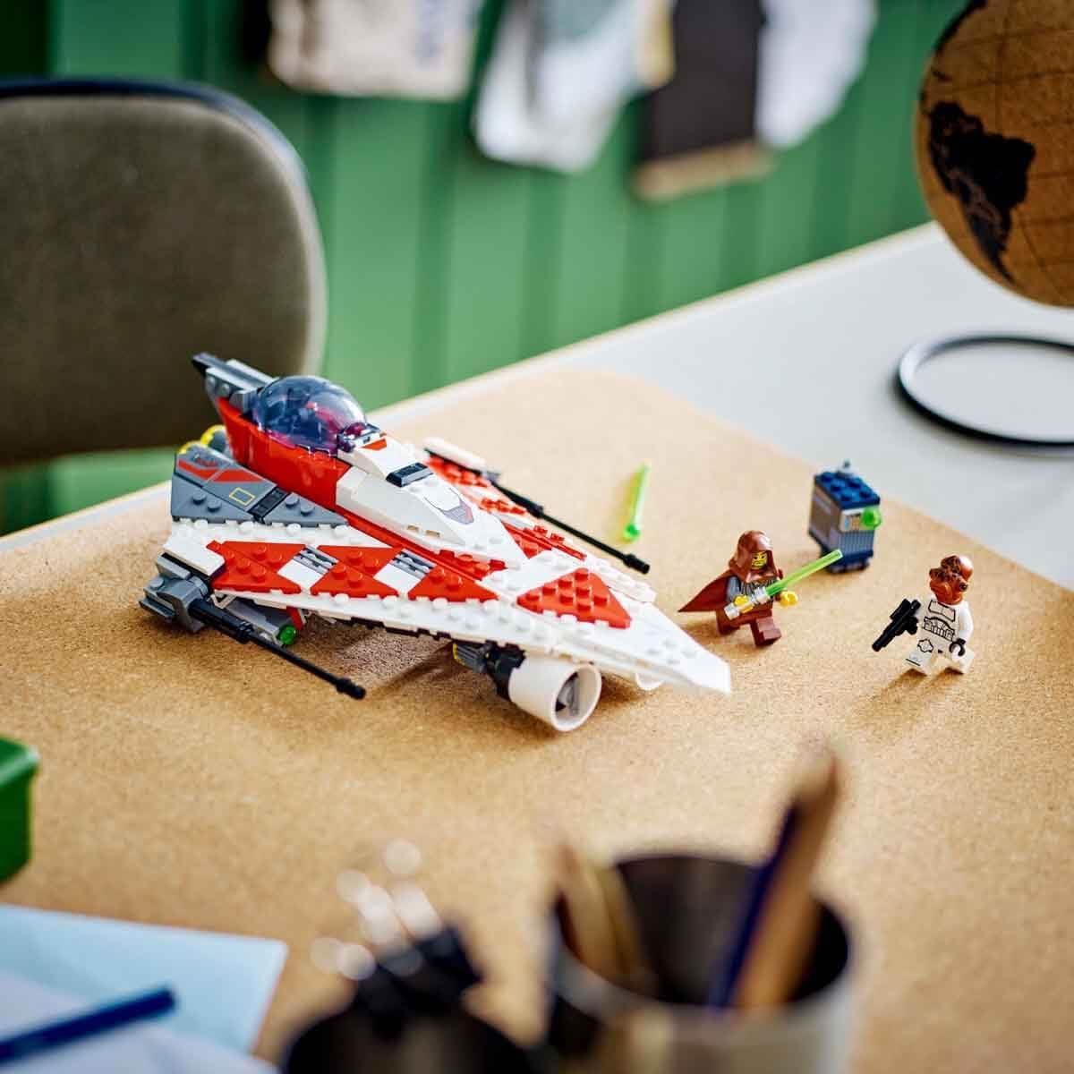 LEGO Star Wars Jedi Bobs Star Hunter Building Toy Star Ship Stones Popular Character Birthday Gift for Boys Girls and All Fans from 8 Years 75388