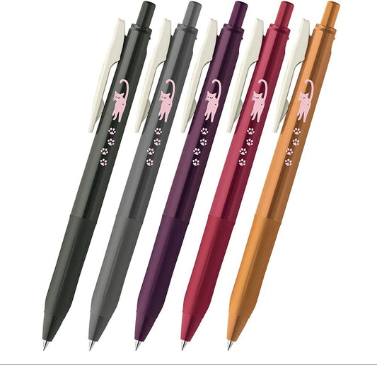 ZEBRA JJ15-5C-VI2-CATC Sarasa Clip Vintage Color 0.5mm Cat 5 Color Set B