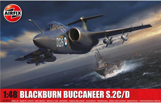Airfix Blackburn Buccaneer S 2C/D 1:48 Military Aviation Plastic Model Kit A12012