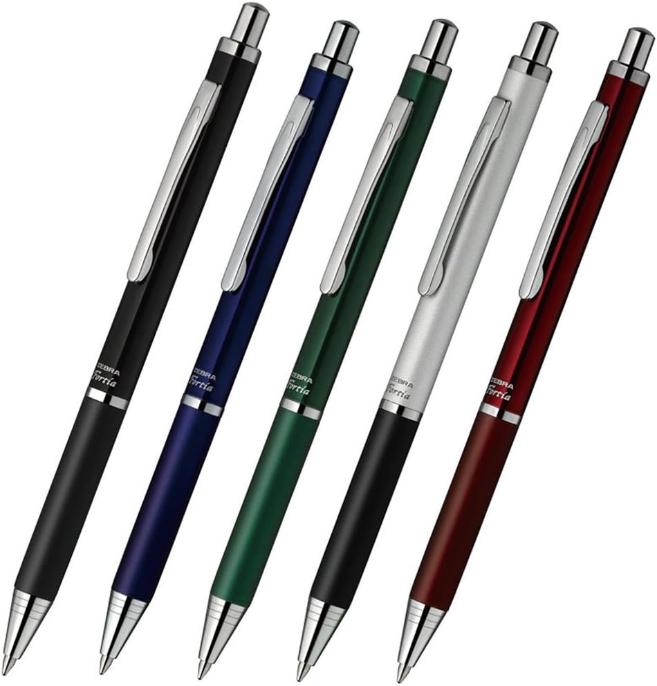 ZEBRA B-BA80-BL Fortia 300 Permanent Ballpoint Pen, Blue, 10 Pens