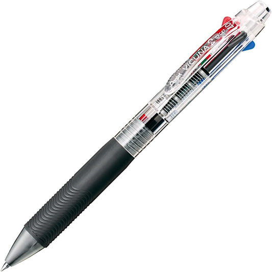 Pentel Ballpoint Pen Vicuna, Fine, Black, Red, Blue, Green, Clear (BXC47T)