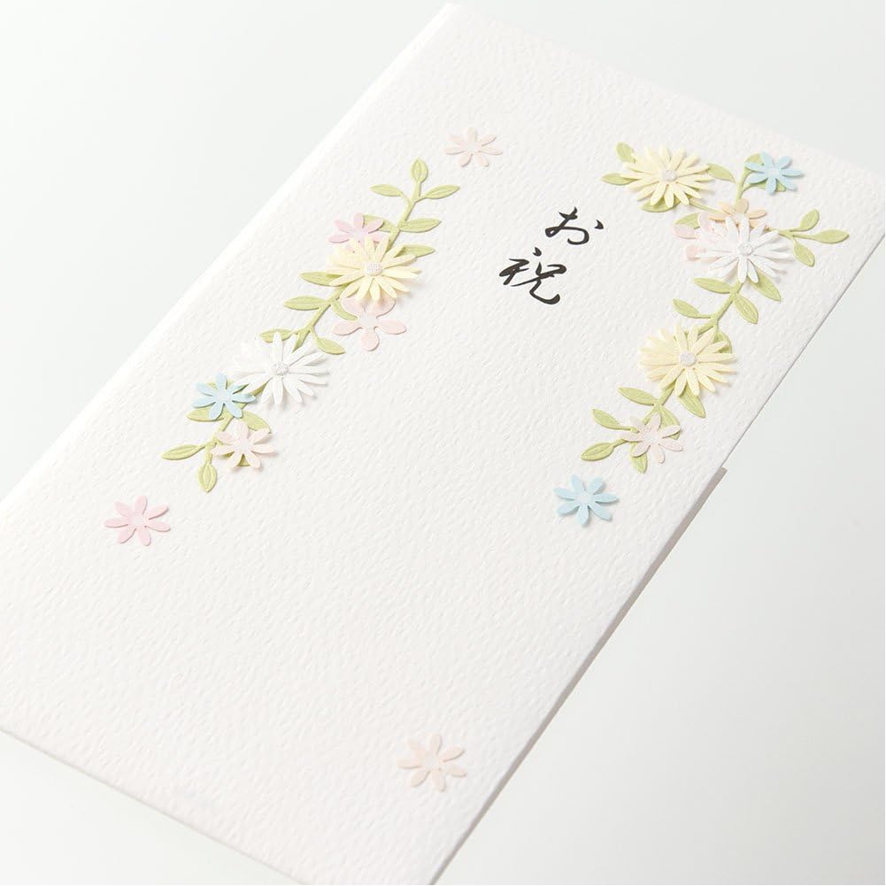 Midori 25257006 PC Gold Seal 257, Slightly Feeling, Suzume Pattern (Celebration Flower Frame White)