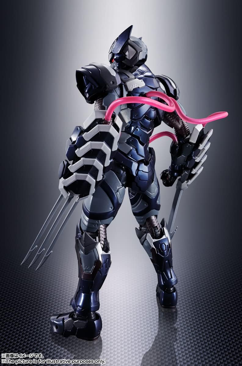TAMASHII NATIONS - Tech-On Avengers - Venom Symbiote Wolverine (Tech-On Avengers), Bandai Spirits S.H.Figuarts Action Figure