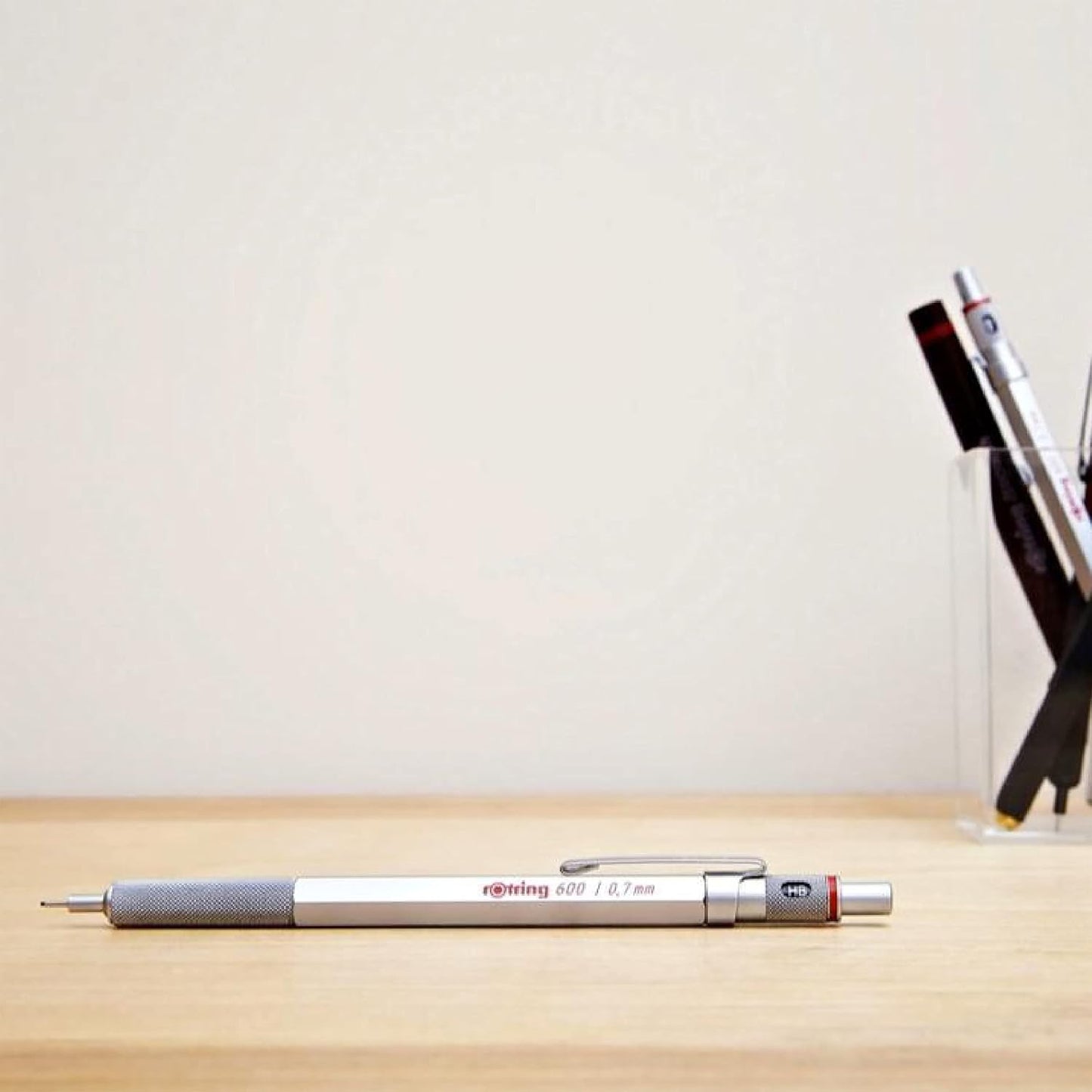 Rotring 600 Mechanical Pencil, 0.7 mm, Silver