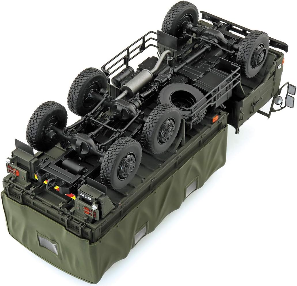 Aoshima Bunka Kyozai 1/35 Military Model Kit Series No.1 Self-Defense Force 3 1/2t Truck (SKW-477) Plastic Model