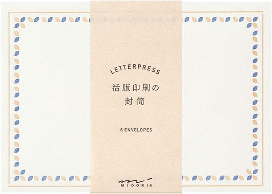 Midori 20562006 Envelope Type Frame Pattern Brown