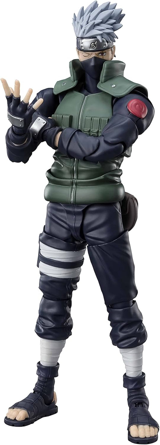 TAMASHII NATIONS - Naruto Shippuden - Kakashi Hatake (The famed Sharingan Hero), Bandai Spirits S.H.Figuarts Action Figure