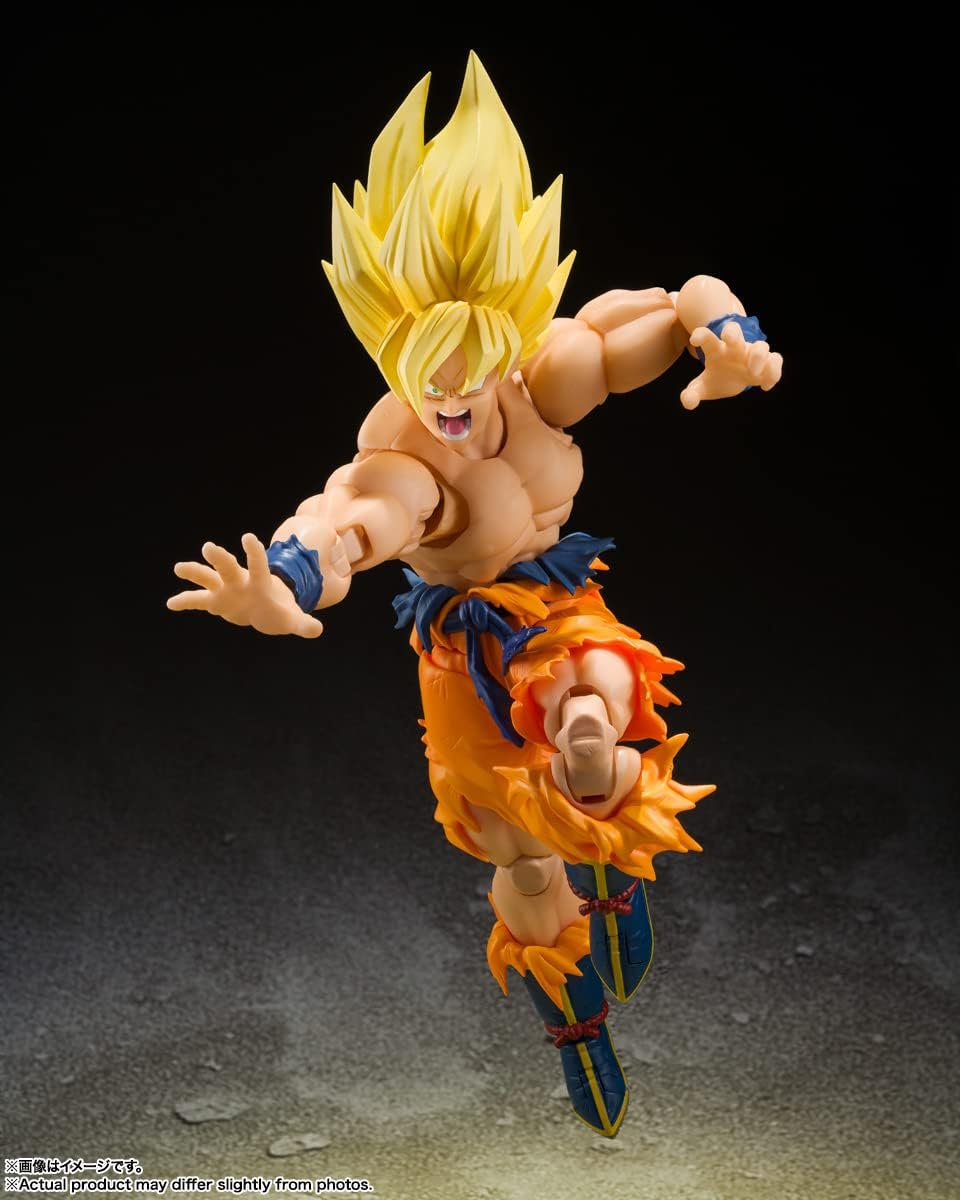 TAMASHII NATIONS - Dragon Ball Z - Super Saiyan Son Goku -Legendary Super Saiyan-, Bandai Spirits S.H.Figuarts Action Figure