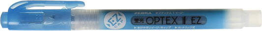 ZEBRA High Lighter Optex1 EZ, Blue (WKS11-BL)