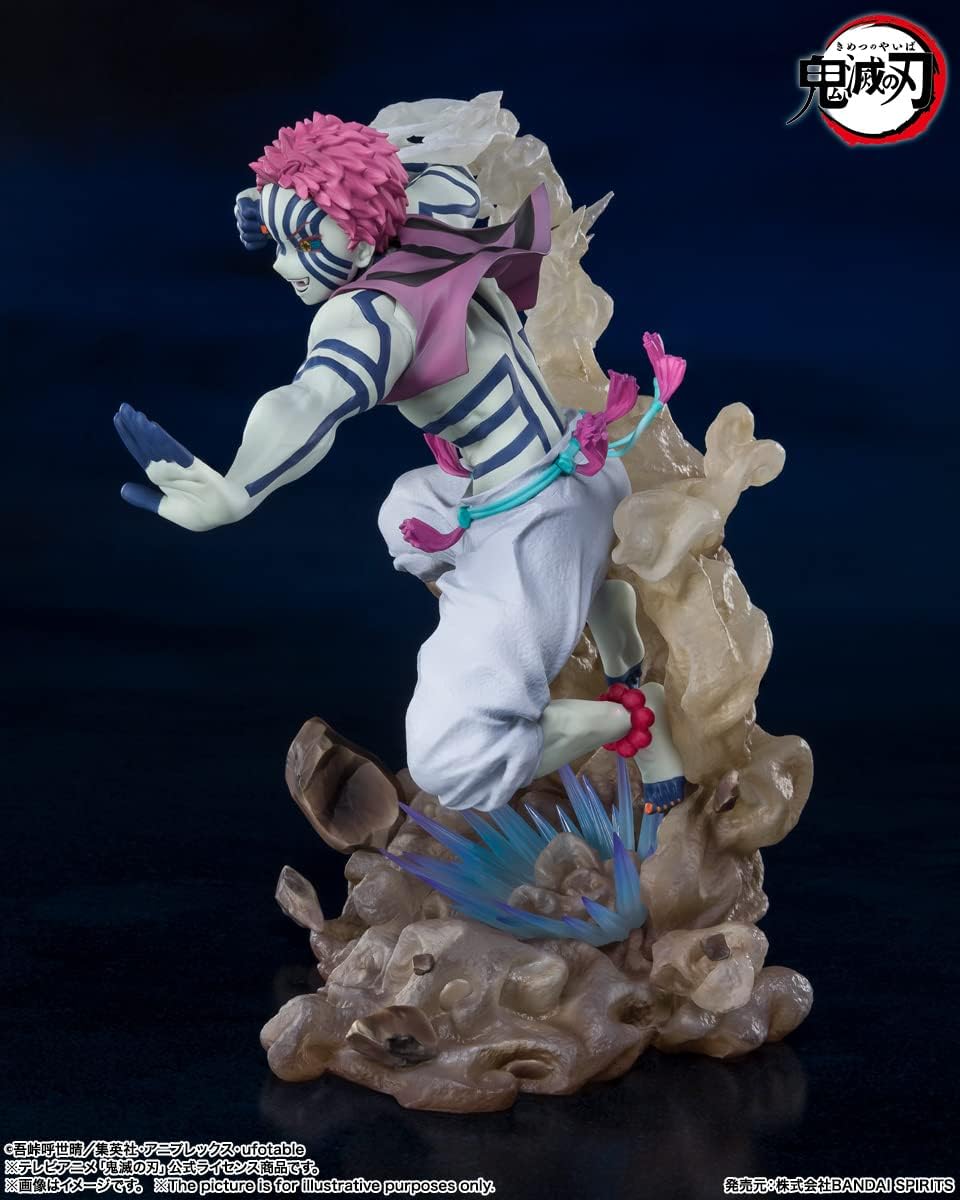 TAMASHII NATIONS - Demon Slayer: Kimetsu no Yaiba - Akaza Upper Three, Bandai Spirits FiguartsZERO Collectible Statue